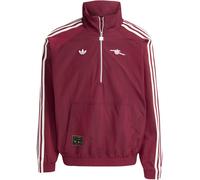 Adidas Arsenal Icons Half Zip Tracksuit Top Mens Rouge XL Male