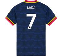 adidas Arsenal Uit Shirt Saka 7 Dames Bleu Marine/Jaune/Rouge L