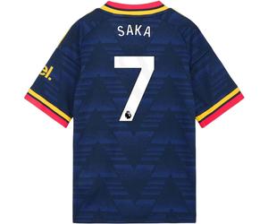 adidas Arsenal Uit Shirt Saka 7 Kids Bleu Marine/Jaune/Rouge 128