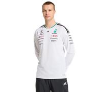 Adidas Maillot pilote manches longues Mercedes‑AMG Petronas Formula 1 Team Authentique blanc XS