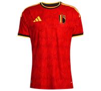 ADIDAS PERFORMANCE T-Shirt fonctionnel 'Authentisches Belgien 26' beige foncé / jaune / rouge / noir, Taille XL