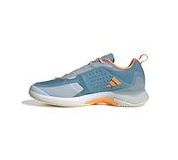 adidas Avacourt, Chaussures de Tennis pour Femme, Preloved Blue FTWR White Screaming Orange, 36 2/3 EU