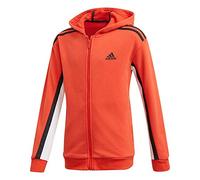 adidas B Bold FZ HD Maillot de survêtement Fille, Rouge (roalre) / Blanc, 140 (9/10 años)