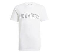 adidas B Lin - T-Shirt Garçon - Multicolore (white/black) - FR 15-16 ans