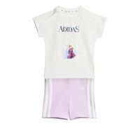 adidas Baby - Mädchen DISNEY FROZEN T-SHIRT SET, white/dark blue, 0-3 Months