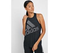 ADIDAS Badge De Sport BOS Débardeur Femme T-Shirt Jersey Noir EB4543 XS