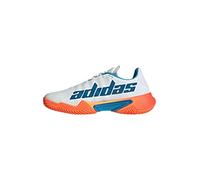 adidas Homme Barricade M Chaussures de Tennis, Gris/Orange, 42 2/3 EU