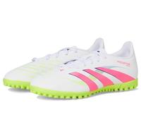 adidas Baskets à crampons de football Predator Turf pour enfant Unisexe, Blanc/Lucid Pink/Lucid Lemon, 28.5 EU