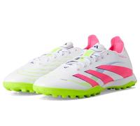 adidas Baskets à crampons League Turf - Unisexe, Blanc/Lucid Pink/Lucid Lemon, 12 US Women/11 US Men