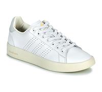 adidas Femme Advantage Premium Leather Shoes, Cloud White/Cloud White/Silver, 41 1/3 EU