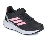 Adidas Baskets basses mixte enfant RUNFALCON 5 Noir/Rose/Argent métallisé Taille 31