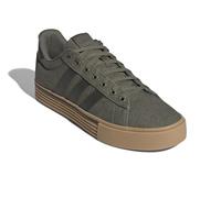 adidas Men's Daily 4.0 Sneaker, Olive Strata/Shadow Olive/Gum, 10