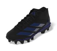 adidas Baskets de football américain moulées Adizero Impact.2 pour enfant, Noir/bleu roi/noir, 28.5 EU