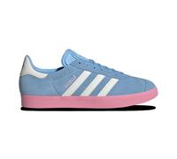 adidas Baskets d'intérieur Gazelle pour homme, Semi Blue Burst White Tint Bliss Pink, 8.5 UK Wide