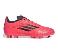 adidas Baskets F50 League Firm Ground unisexes pour enfant, Turbo Aurora Black Platine Metallic, 2 Little Kid