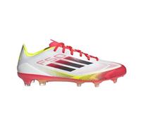 adidas Baskets F50 Pro pour adulte Unisexe, Blanc/noir/jaune solaire, 13 Women/12 Men