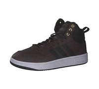 adidas Baskets Hoops 3.0 Mid WTR pour Homme, Marron Cblack Goldmt, 40 2/3 EU