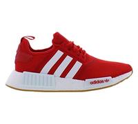 adidas Baskets montantes Tubular Runner pour homme, Gomme blanche nuage rouge vif, 42 2/3 EU