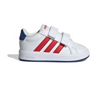 adidas Mixte bébé Grand Court 3.0 Infants Shoes, FTWR White/Team Royal Blue/Better Scarlet, 26 EU