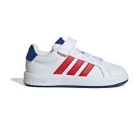 adidas Mixte Enfant Grand Court 3.0 Children Shoes, FTWR White/Team Royal Blue/Better Scarlet, 29 EU
