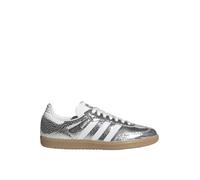 Adidas Baskets Samba pour homme, Cuir craquelé métallique argenté, 40 EU