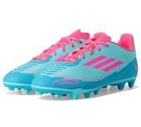 adidas Baskets unisexes F50 Club Messi Firm Multi Ground, Flash Aqua Lucid Pink Lucid Cyan, 4 Big Kid