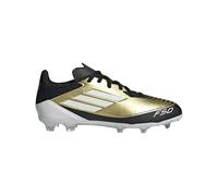adidas Baskets unisexes pour enfant F50 League Messi Firm/Multi Ground, doré métallisé blanc noir, 38 EU
