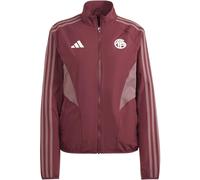 Adidas Bayern Munich Anthem Jacket 2024 2025 Womens Rouge 16 (XL) Female