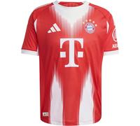 Adidas Bayern Munich Authentic Home Shirt 2025 2026 Adults Rouge S Male