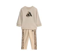adidas Bébé fille Animal Leggings Set Track_Suit, Crystal Linen/MULTICOLOR/dark brown, 2-3 Years