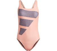 Adidas Big Bars Swimsuit Corail/Marine/Blanc 6 (XXS) Female