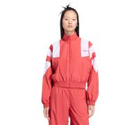 Adidas Blocked Washed Zipped Tracktop Femme - Vestes Zippees, Rouge - Taille 32 - Nylon Red 32