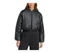 Adidas - Blouson aviateur en similicuir avec garniture synthétique - Femme - Vestes - Noir - Taille: 42 FR