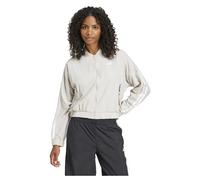 Adidas Blouson bomber Essentials 3-Stripes tissé Beige L Femme