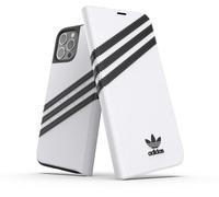 adidas Booklet Case Étui en similicuir PU avec logo pour iPhone 12 Pro Max - blanc