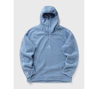 Adidas BORG FLEECE TEAMGEIST 1/4 ZIP HOODIE men Fleece Jackets blue taille: L