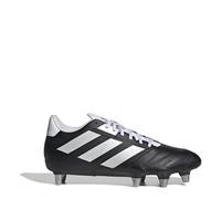 adidas Bottes de rugby Kakari Elite Soft Ground pour homme, noir/argenté, 42 EU