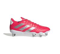adidas Bottes de rugby Kakari Soft Ground pour homme, Argent Lucidred, 47 1/3 EU