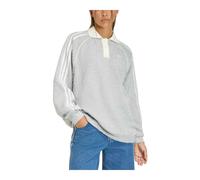 Adidas - Boucle Oversized Polo Crewneck - Femme - Sport - Gris - Taille: 42 FR