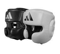 adidas Boxing Training Head Guard Speed Sparring Casque d'entraînement de Boxe Unisexe, Blanc, S