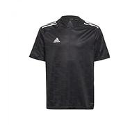 adidas Boys Jersey (Short Sleeve) Condivo21 JSY Y, Black/White, GJ6830, 140 EU