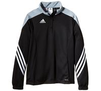 adidas Boys' Sereno14 Training Sweatshirt 140 Black/Silver/White