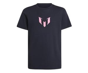 adidas Boy's T-shirt Messi Name & Number Graphic Kids, noir, 164 cm
