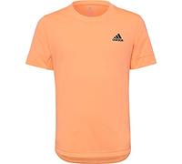 adidas Boys T-Shirt (Short Sleeve) Tennis New York Freelift T-Shirt, Beam Orange, HN0094, Size 116