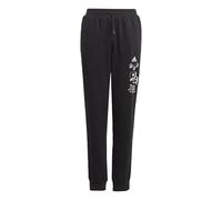 Adidas, Brandlove, Les Pantalons De Survêtement, Noir Blanc, 1112, Enfant
