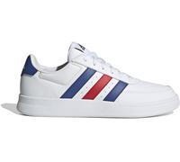 adidas Homme BREAKNET 3.0 Shoes Chaussures, FTWR White/Dark Blue/Better Scarlet, 46 EU