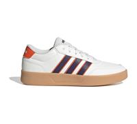 adidas Homme BREAKNET 3.0 Shoes Chaussures, Core White/Aurora Plum/Semi Impact Orange, 46 EU