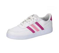Adidas Breaknet Lifestyle Court Lace Shoes Baskets, Cloud White/Lucid Fuchsia/Beam Pink, 36 EU