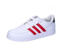 adidas Breaknet Lifestyle Court Lace Shoes Chaussures de Tennis, Cloud White/Better Scarlet/Carbon, 31.5 EU
