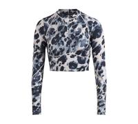 Adidas by Stella McCartney - Training Longsleeve Crop Printed Top - Femme - Sport - Multicolore - Taille: 38 FR